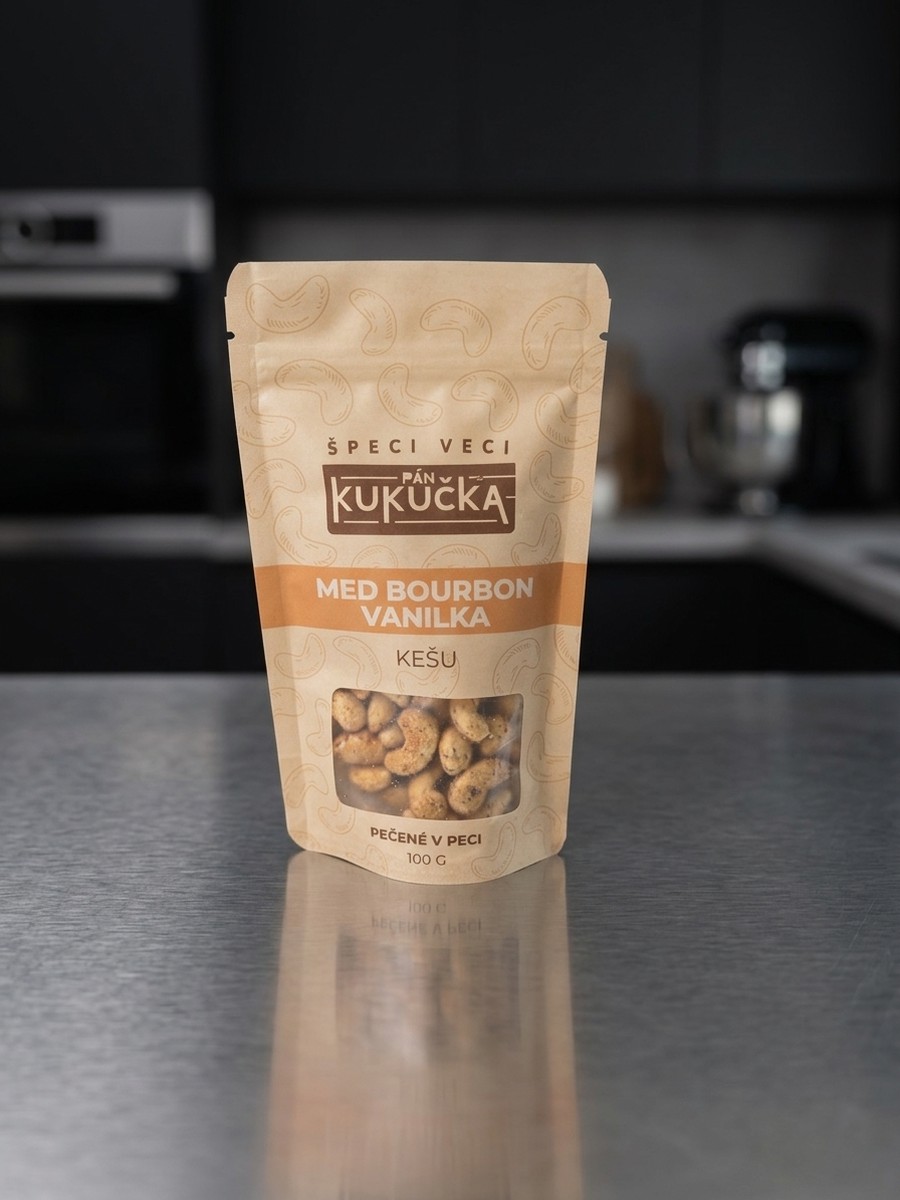Kešu s medom a bourbon vanilkou Pán Kukučka