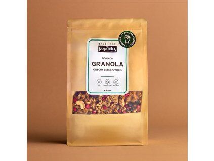 Granola s lesným ovocím a orechami bezlepková Pán Kukučka 450g