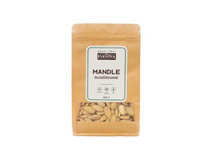 mandle blanšírované 250g